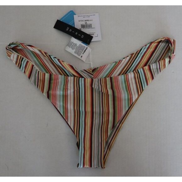 O'Neill Sz XL Striped Sundance Hermosa Surf Top/Cheeky Bottom 2-Pc Bikini Set$85 - Picture 5 of 9